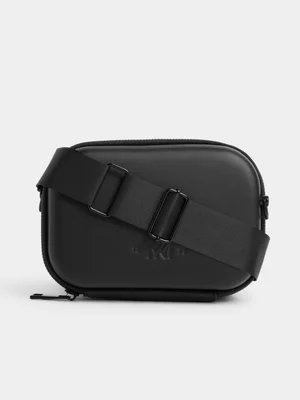 Markham Men's Hardshell Black Bag
