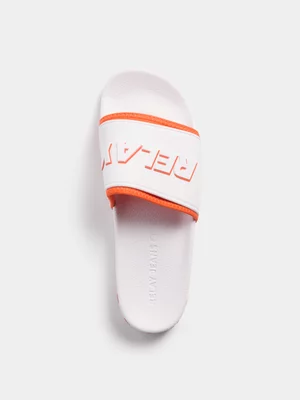Relay Jeans Men's Pool Side White Slide