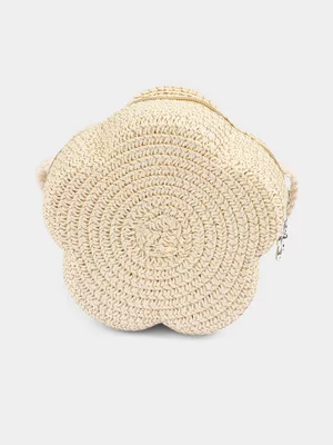 Girl's Natural Flower Crossbody Bag 