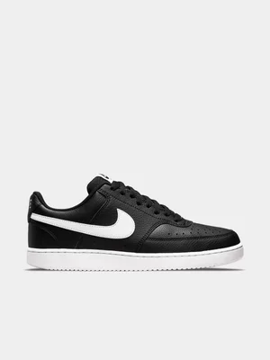 Nike Mens Court Vision Next Nature Black/White Low Sneakers