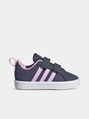 Toddlers adidas VS Pace Navy/Pink Sneaker
