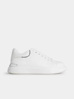 Exact Women's White & Silver Sneackers