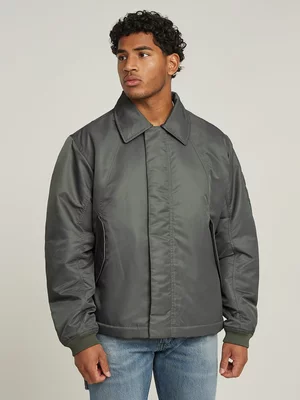 G-Star Men's Lune Nylon Padded Bomber Grey Jacket