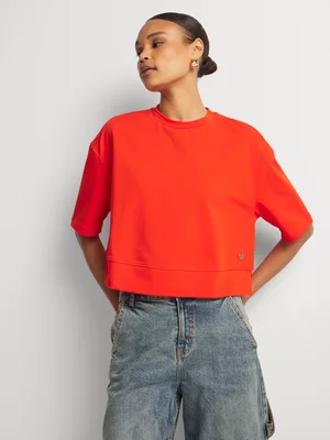 Wide Hem Boxy T-Shirt
