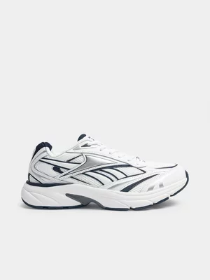 Reebok Mens Bellwave White/Silver Sneakers 