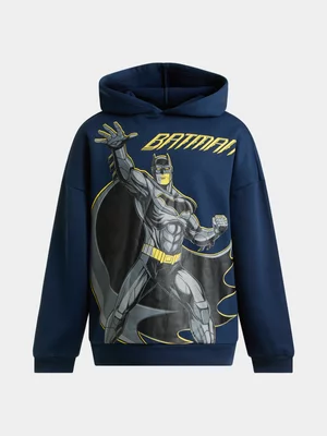 Jet Younger Boys Batman Navy Hoody