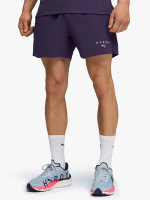 Puma X Hyrox Mens DryElite 5 Inch Deep Plum Shorts
