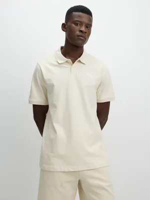 Puma Mens Essential Logo Alpine Snow Pique Polo 