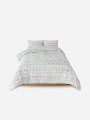 Volpes Nigella Eggshell Duvet Cover Set