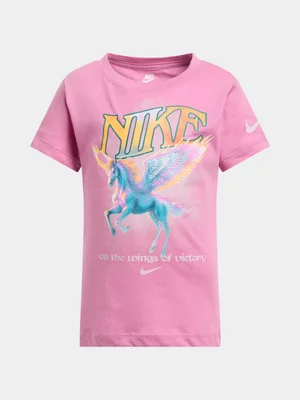 Nike Toddler Girls Pegasus Graphic Pink Tee