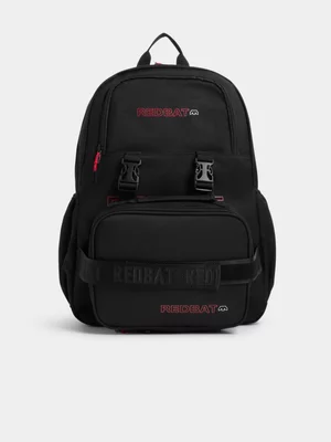 Redbat Unisex Black Backpack Lunch Bag Set