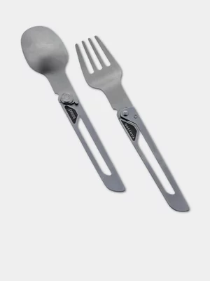 Decathlon Foldable Camping Fork Spoon Set