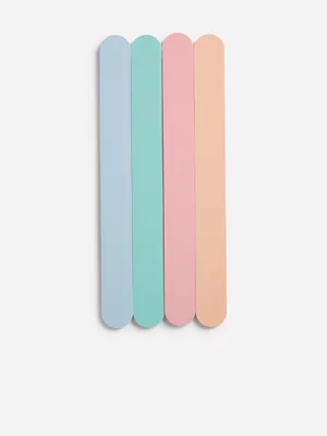 Colours Limited 4 Piece Pastel Emery Board Set