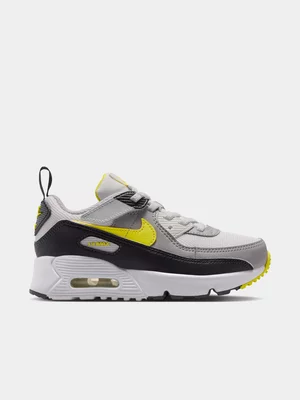 Nike Kids Air Max 90 Easyon Off White/Yellow Sneaker