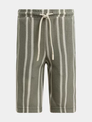 Jet Younger Boys Geo Stripe Match Woven Shorts