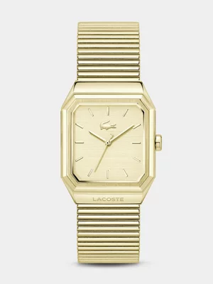 Lacoste René  Gold Plated Stainless Steel Bracelet Watch