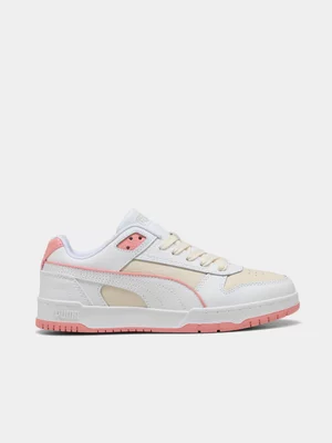 Women's Puma RBD Game Low White/Pink Sneaker 