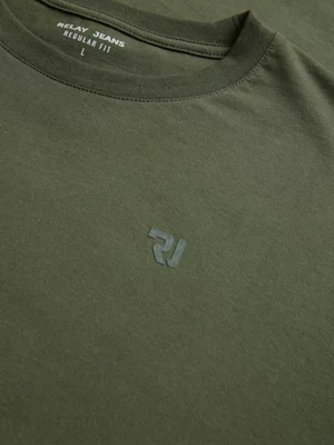 Relay Jeans Men's Regular Fit Midweight Essential Fatigue T-Shirt