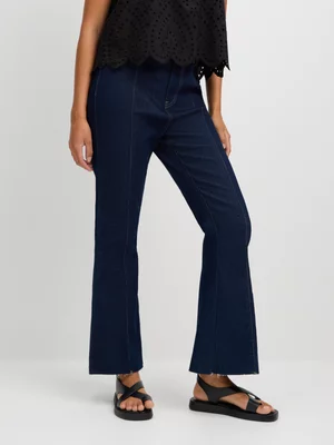 Exact Women's Dark Wash Flare-Leg Jeans 