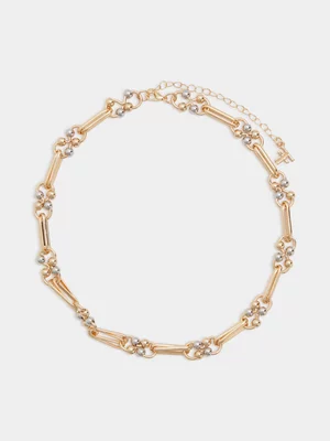 Beaded Link Chain Necklace