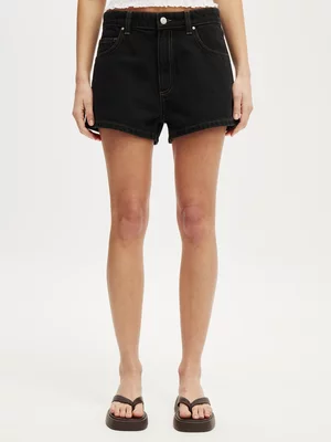 Women's Cotton On Black Original Denim Shorts