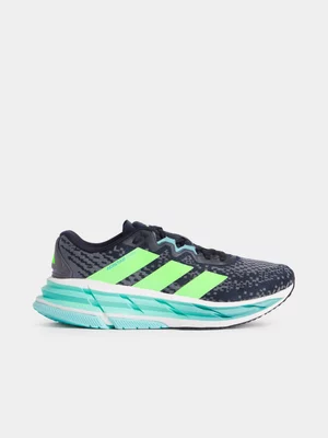adidas Mens Adistar 4 Navy/Lime Running Shoes 