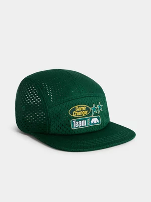 Redbat Unisex Mesh Badge Green Cap