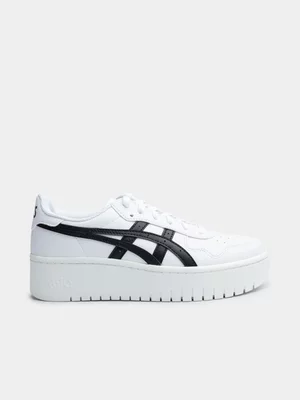 Women's Asics Japan Platform White/Black Sneaker