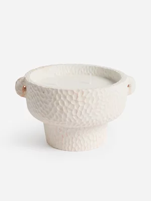 Jet Home Milk Ceramic Candle