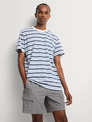 Markham Men's Regular Fit Hybrid Nylon Slate Shorts 