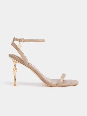Luella Barely There Ankle Tie Sandals