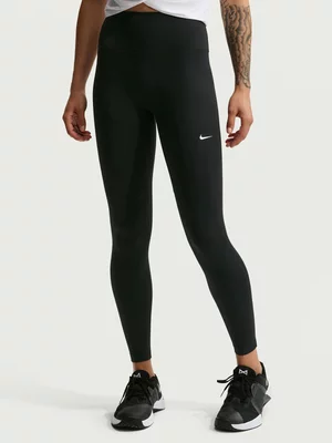 Nike Womens One Seamless Front Black/White Leggings 