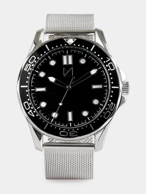 Markham Men's Diver Classic Silicone Watch