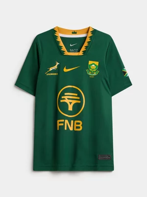 Nike Youth Springboks Home 25/26 Green Fan Jersey