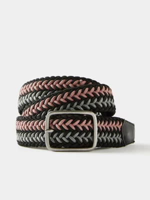 Men's Cotton On Pink Avenue Braided Belt