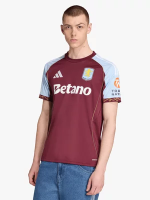 adidas Mens Aston Villa Home 25/26 Maroon/Blue Stadium Jersey