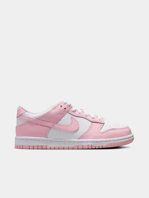 Nike Junior Dunk Low White/Pink Sneaker