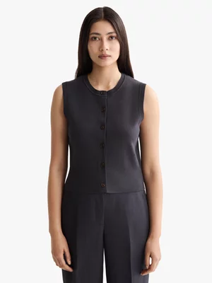 Women's Scotch&Soda Charcoal Compact Knitted Spencer