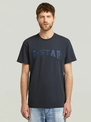 G-Star Men's Blue Logo Dry T-Shirt