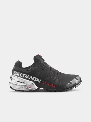 Salomon Mens Speedcross 6 GTX 20 Years Black/White Trail Running Shoes 