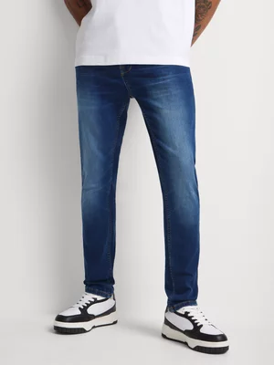 Relay Jeans Men's Skinny Leg Medium Blue Denim