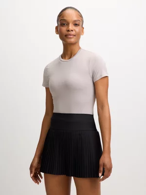 TS Womens Pleated Court Black Skort