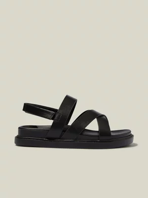 Cotton On Kids Black Blair Multi Strap Sandal