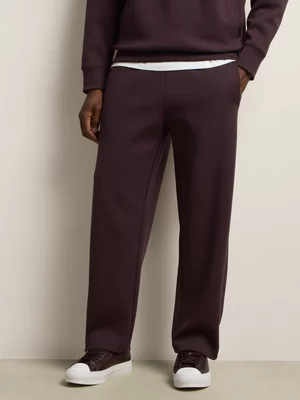 Fabiani Men's Burgundy Wide Leg Co-Ord Sweatpants