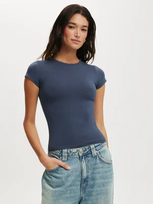 Women's Cotton On Navy All Day Crew T-shirt