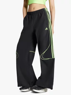 adidas Originals Women's Teamgeist Adicolor Oversized Woven Black Track Pant