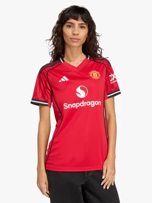 adidas Womens Manchester United Home 25/26 Red Stadium Jersey