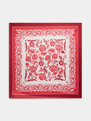 Paisely Print Square Scarf