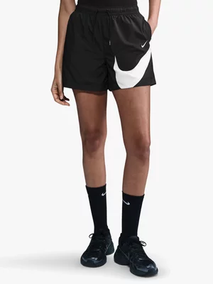 Nike Womens Sportswear Classic 5 Inch Woven Black/White Shorts