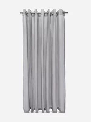 Volpes Mystical Voile Silver Eyelet Unlined Curtain